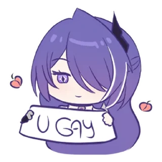 Telegram sticker 🫵 Acheron @stickersMH