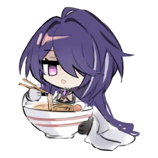 Telegram sticker 🍜 Acheron @stickersMH