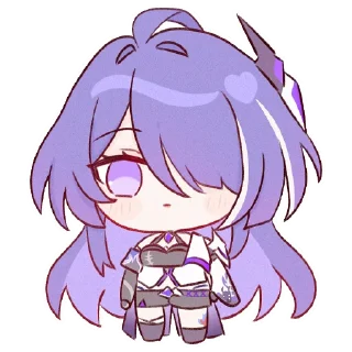 Telegram sticker 😶 Acheron @stickersMH