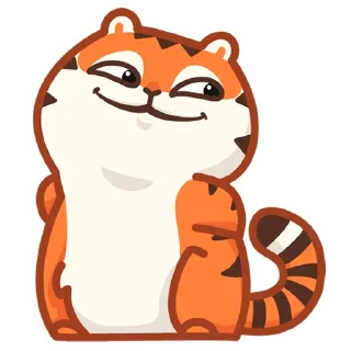 Video sticker 😏 Тигрёнок Персик (@TgSticker)