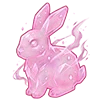 Sticker 🐇 Розовая луна @InkByBelariana