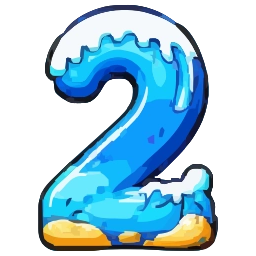 Sticker 2️⃣ Summer font ☀️ @emoji_awwww