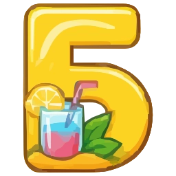 Sticker 🔤 Summer font ☀️ @emoji_awwww