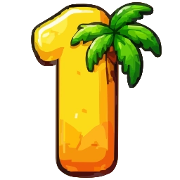 Sticker 1️⃣ Summer font ☀️ @emoji_awwww