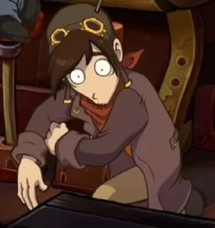 Telegram sticker 🌟 Deponia :: @fStikBot
