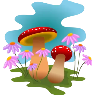 Telegram sticker 🍄 Mushrooms ਖੁੰਬਾਂ @PunjabiSticker