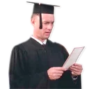 Телеграм стикер 🎓 Форрест Гамп