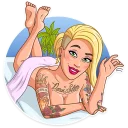 Telegram sticker 👋 Pornstar