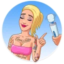Telegram sticker 👌 Pornstar