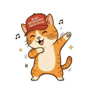 Video sticker 🫥 찰리와함께하는 바운스빗&바운스토큰&두리안