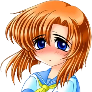 Telegram sticker 🌟 higurashi faces :: @fStikBot