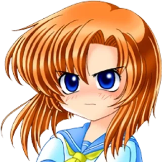 Telegram sticker 😠 higurashi faces :: @fStikBot