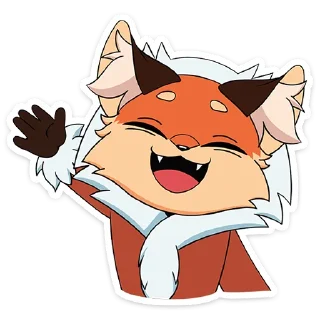 Sticker 👋 Лиса Алиса :: @stickroom