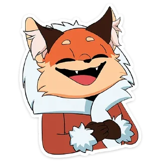Telegram sticker 😂 Лиса Алиса :: @stickroom