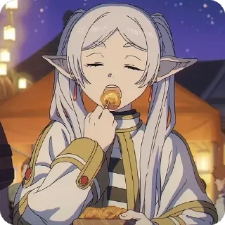 Video sticker 🥢 Sousou no Frieren • @animestickersii @pinterest_to_stickerbot