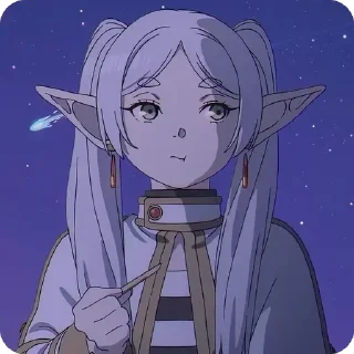Video sticker 🙄 Sousou no Frieren • @animestickersii @pinterest_to_stickerbot