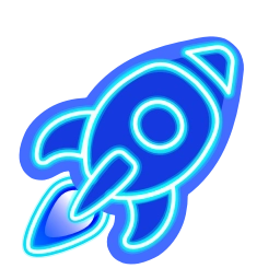 Sticker 🚀 Neon