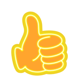 Sticker 👍 Neon