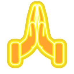 Sticker 🙏 Neon