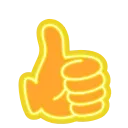 Video sticker 👍 Neon