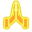 Video sticker 🙏 Neon