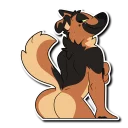 Telegram sticker 🍑 Burk