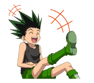 Telegram sticker 🤣 Hunter X Hunter ~@AnimeLibrary_Stickers