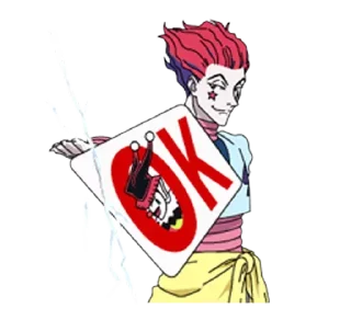 Telegram sticker 👌 Hunter X Hunter ~@AnimeLibrary_Stickers