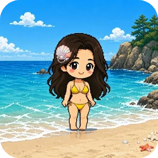 Telegram sticker 🏖 눈나티콘 2nd