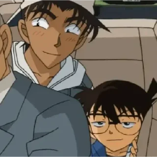 Telegram sticker 😶 - ᗷY @ahMshY 𓉮 . Detective Conan