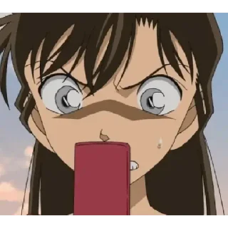 Sticker 😶 - ᗷY @ahMshY 𓉮 . Detective Conan