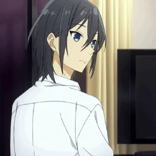 Телеграм стикер 🌚 Izumi Miyamura,