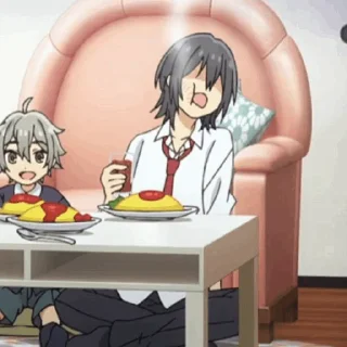 Телеграм стикер 🌚 Izumi Miyamura,