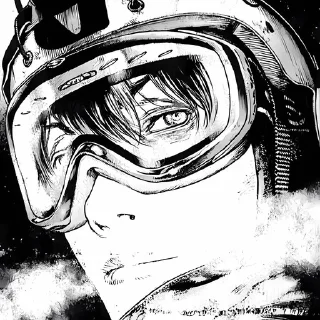 Telegram sticker 🖤 Buntarou Mori (Manga Version) by @whisperenity