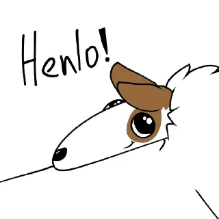 Video sticker 👋 Borzoi Bois