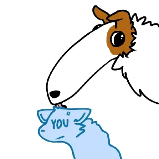 Video sticker 👅 Borzoi Bois