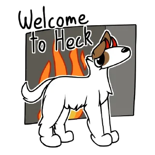 Video sticker 😈 Borzoi Bois