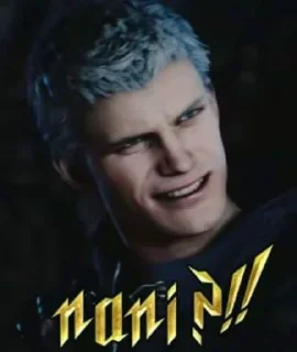 Telegram sticker 😐 Devil may cry