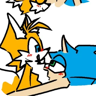 Telegram sticker 😳 💙SonTails bkmz💛 @S_a_d_M_a_y_Artisan9