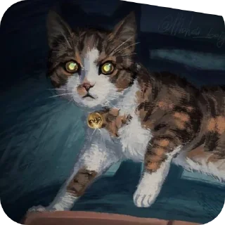 Video sticker 🐱 Кузя самый лучший кот еблан💙