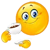Sticker ☕️ Смайлики | @FoketP