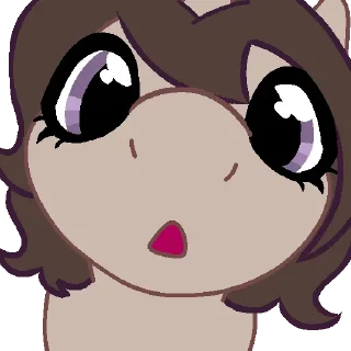 Sticker 😮 Boop pony stickers