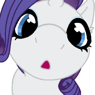 Telegram sticker 😮 Boop pony stickers