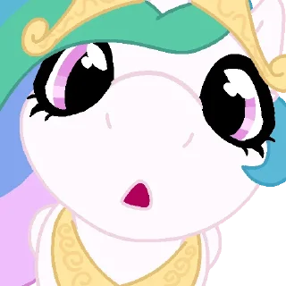 Telegram sticker 😮 Boop pony stickers