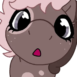 Video sticker 😮 Boop pony stickers