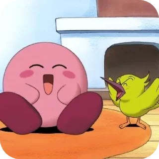 Telegram sticker 🐦 Kirby