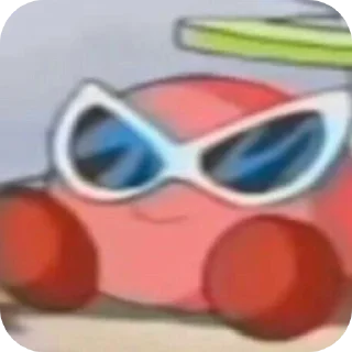 Telegram sticker 😎 Kirby