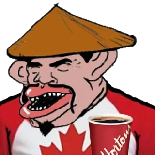 Telegram stiker 🇨🇳 Cucknadian MAID