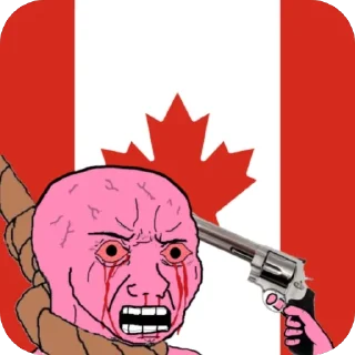 Video sticker 🫥 Cucknadian MAID
