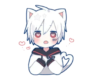 Telegram sticker 😍 mafu mafu & chik